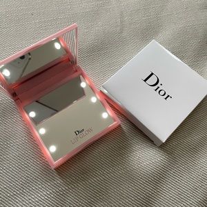 Pink Dior compact mirror